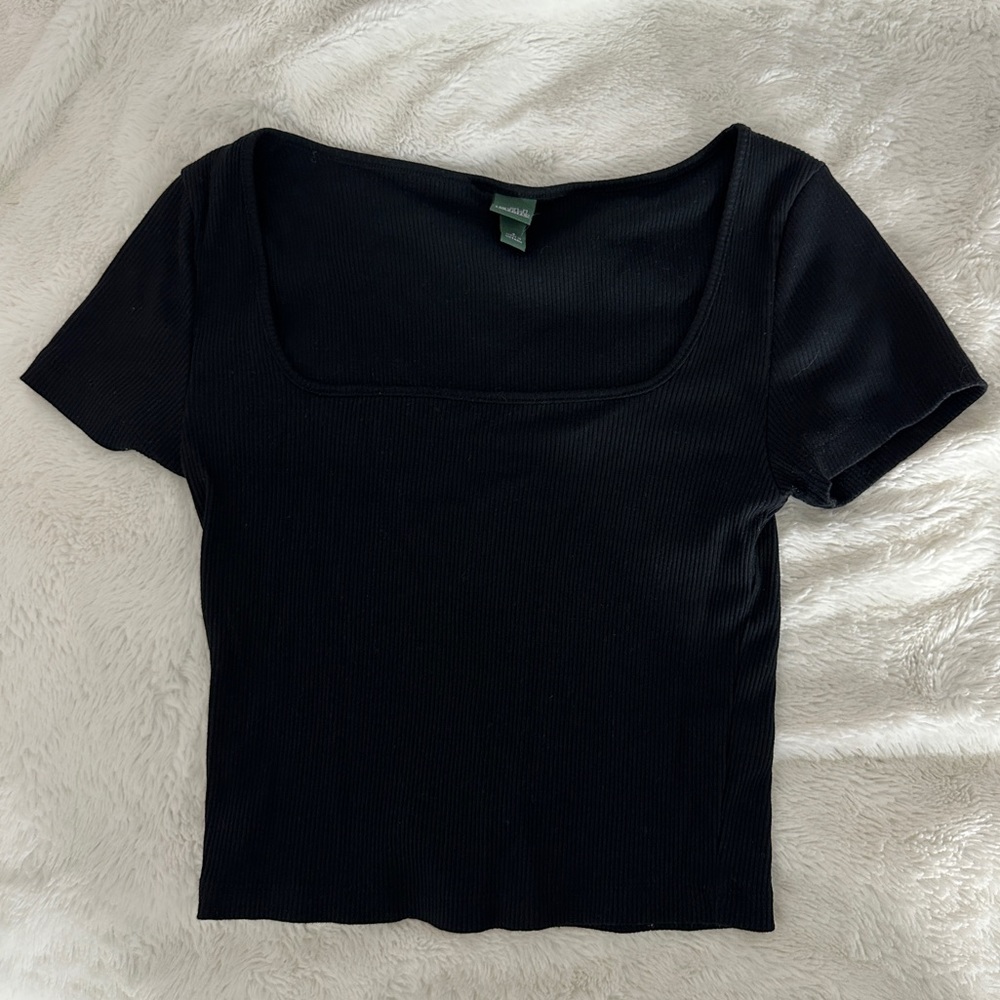 wild fable square neck top